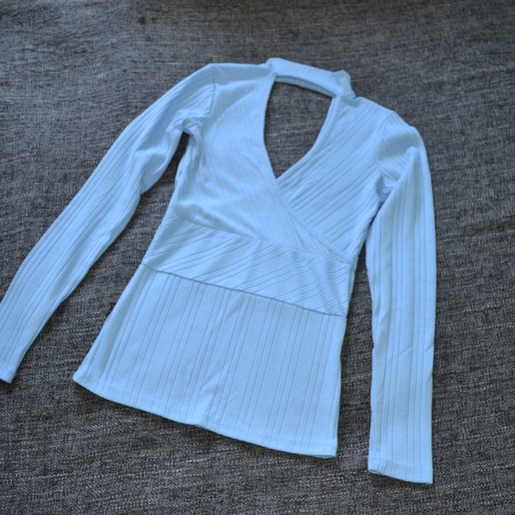 Bodycon Cutout Shirt - Picture 1 of 3